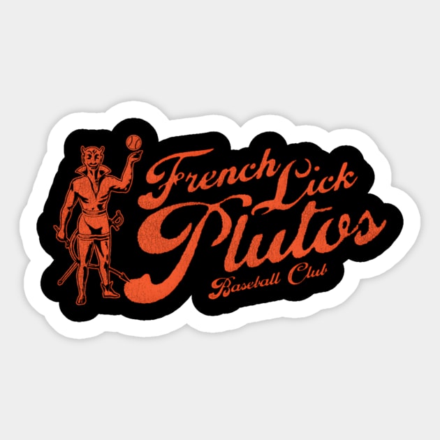 French Lick Plutos Baseball Team Sticker by AlfieDreamy 